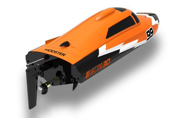 10015 Vector SR30 Rennboot Elektro Brushed 2S RTR orange